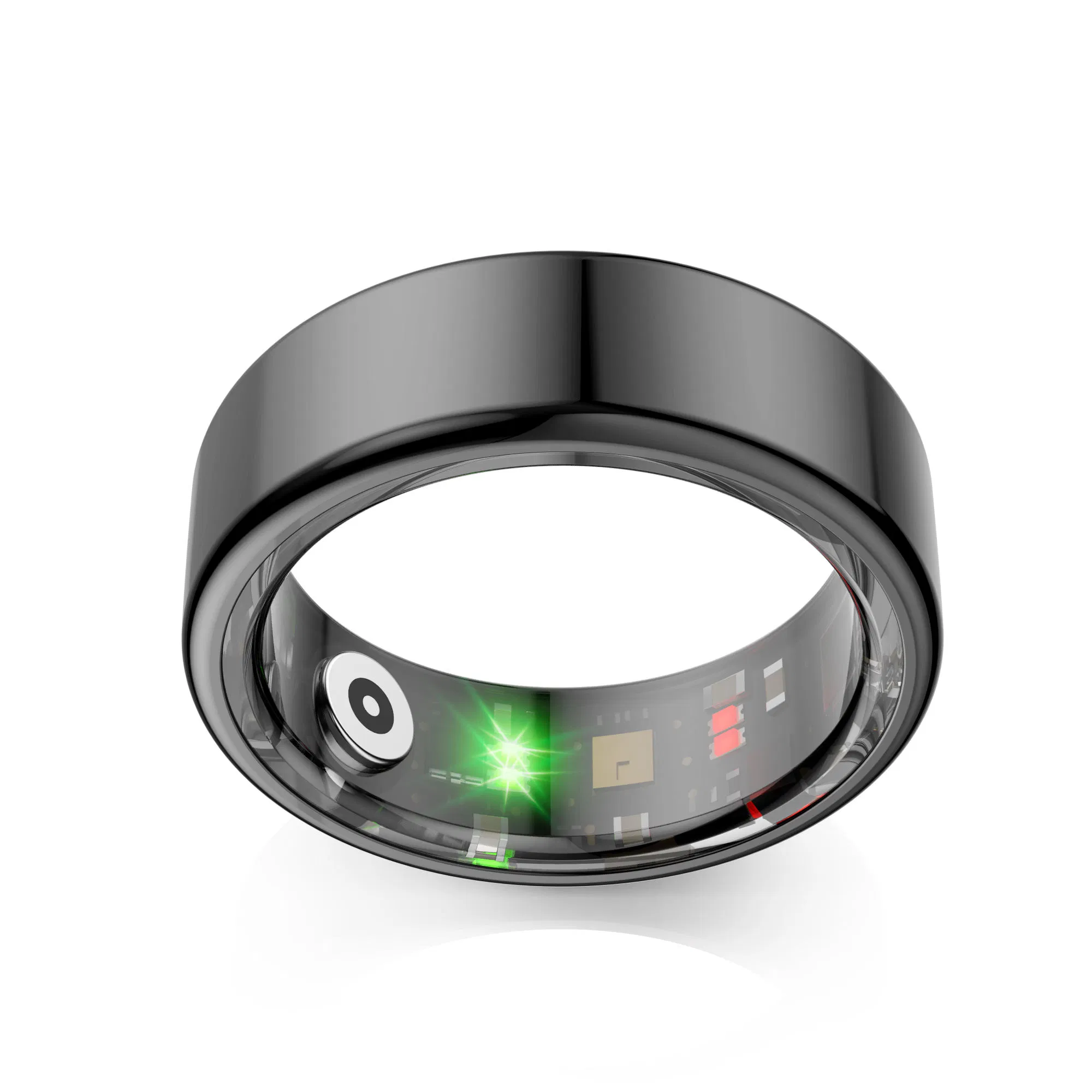 R02 Finger Ring Wearable Device Wireless Heart Rate Blood Oxygen Monitor Health Smart Ring