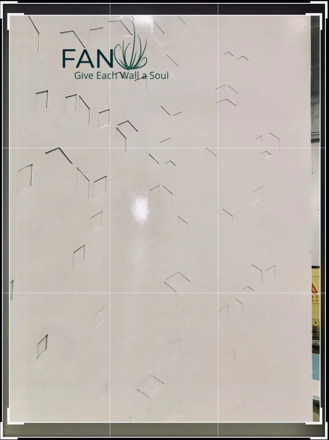 Zhenling Handmade 3D Diamond-Shaped Block Wall Panels for Interior House Wall Decoration