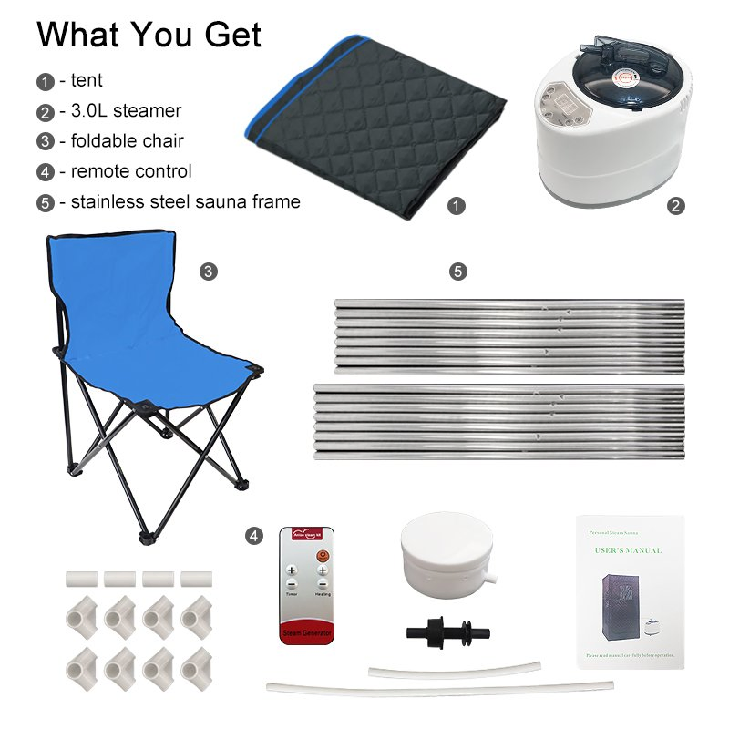 Домашняя паровая сауна Raysen для похудения и детокса