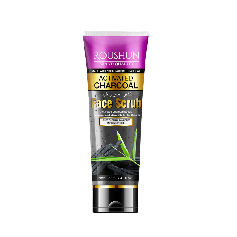 Roushun Activity Charcoal Face Scrub Helps Clear Blackheads Remove Dead Skin