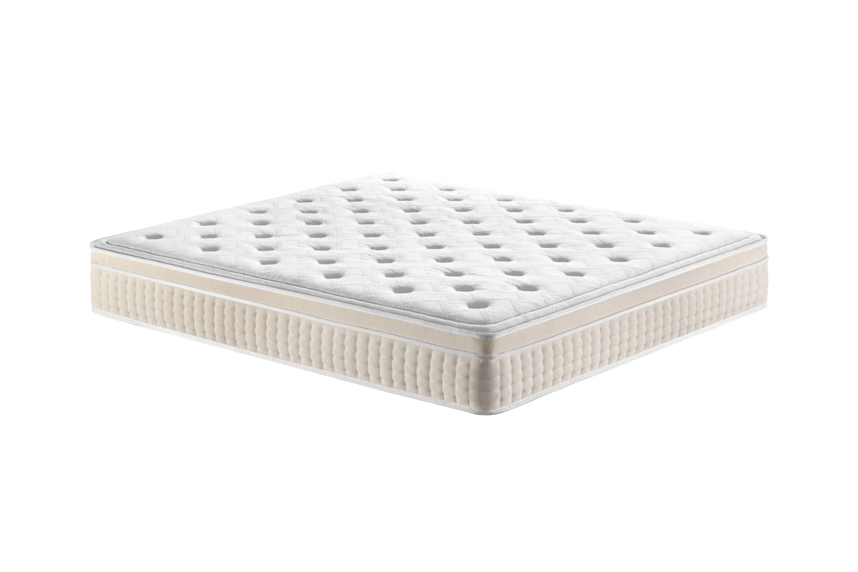 Low Price Resilient Breathable Sleeping Comfort Spring Rolled Mattress for Hotel