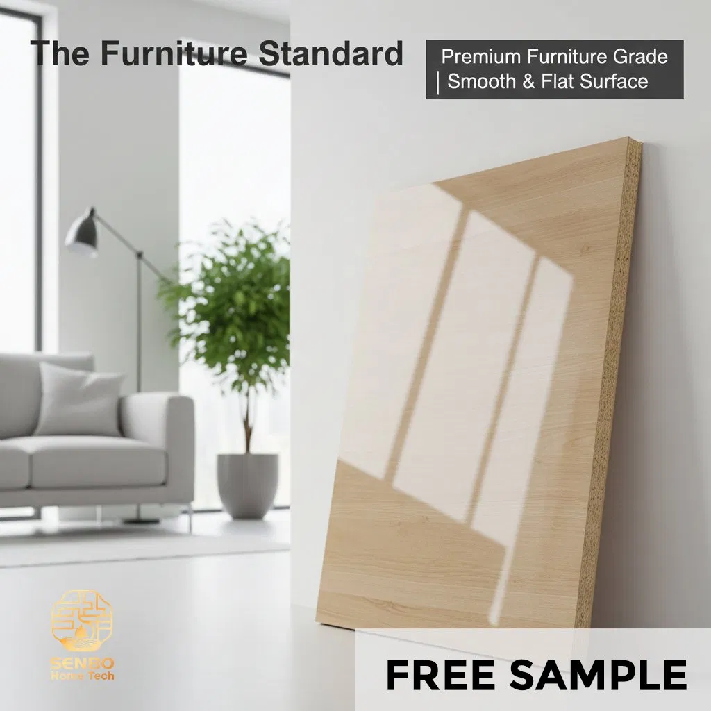 High Quality 1220X2440mm Water Resistant Solid Wood Chipboard Particle Board for Furniture