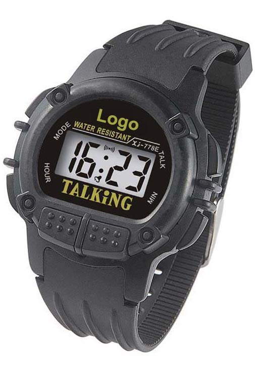 Cheap Plastic Talking Watch for Blind or Weak Eyesight People