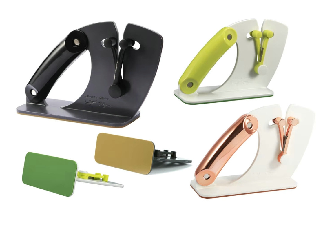 Knife Sharpeners Auto-Adjust Angle Ergonomic Handle Wbb29979