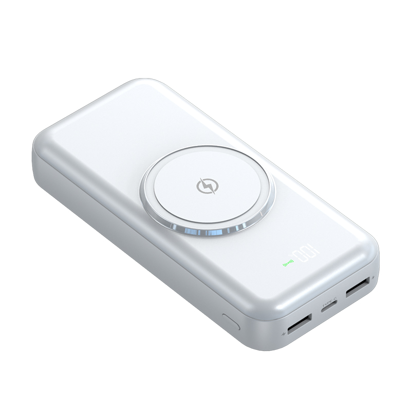 Compact 20000mAh Four Wire Magnetic Mobile Power Bank