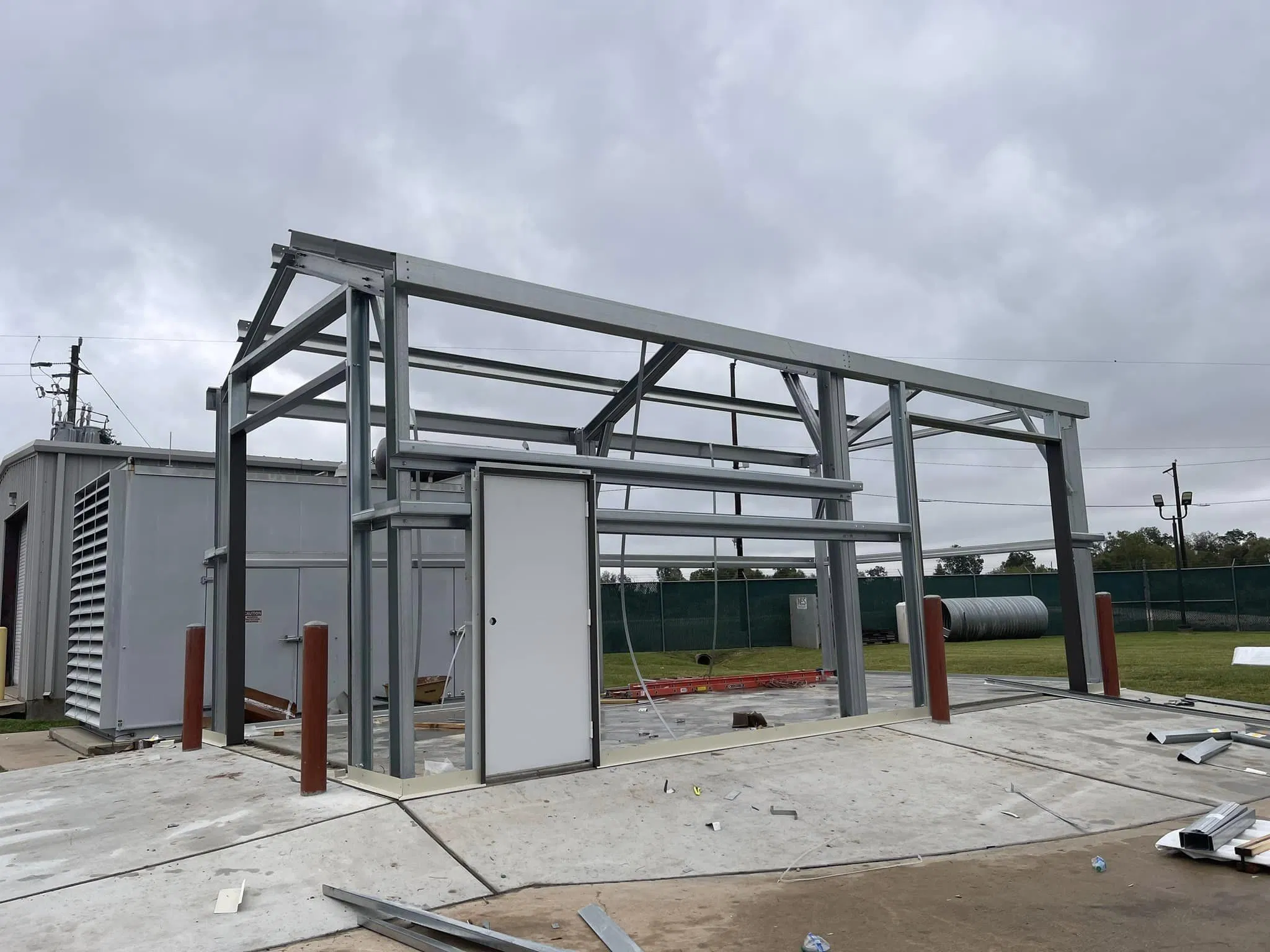 Cheap Metal Frame Prefabricated Steel Structure Building Prefab House/Garage