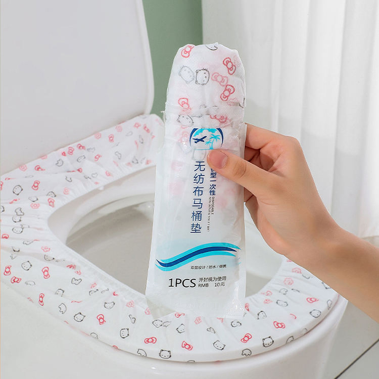 SJ Wholesale Double-Deck Thickened Non-Woven Fabric Travel Paper Disposable Toilet Seat Covers