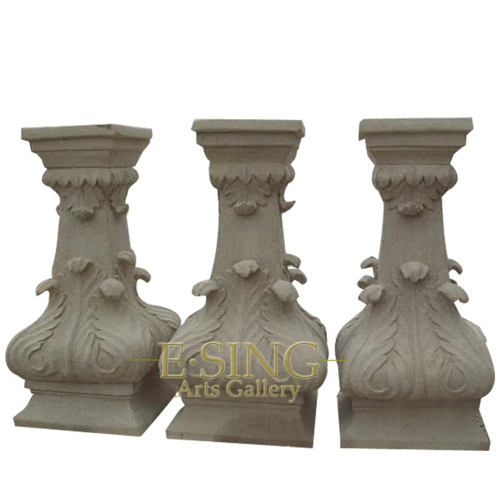Wholesale Natural White Home Decor Roman Marble Pillar Base