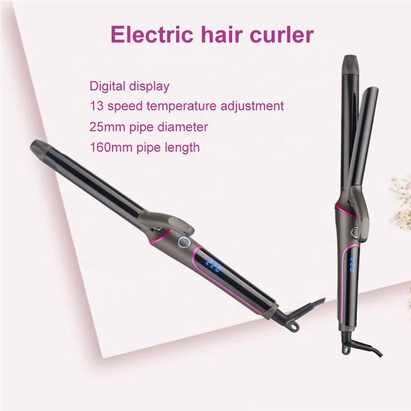 360 Ceramic Ionic LED Curling Iron Waver Electric Hair Salon Hair Curlers