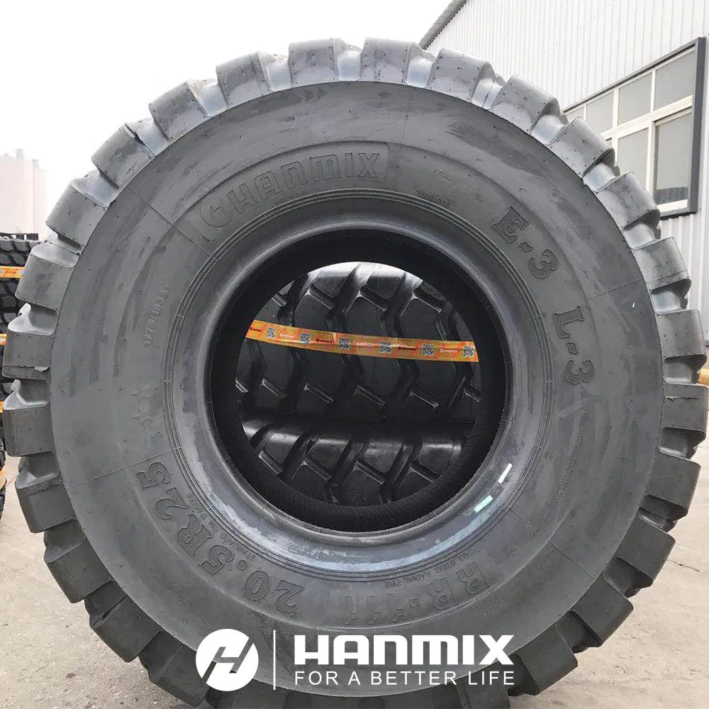 Hanmix OTR Off-Road Tires 14.00R24 Giant Industrial Tyre for Heavy Truck, Tractor, Loader, Trailer, Bulldozer