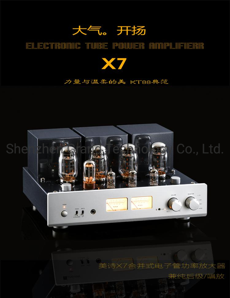 2021 Grand Push-Pull Tube Amplifier Kt88 Double High Pressure Rectification Power AMP Lamp Gz34 260W Phono Pre-Amplifier