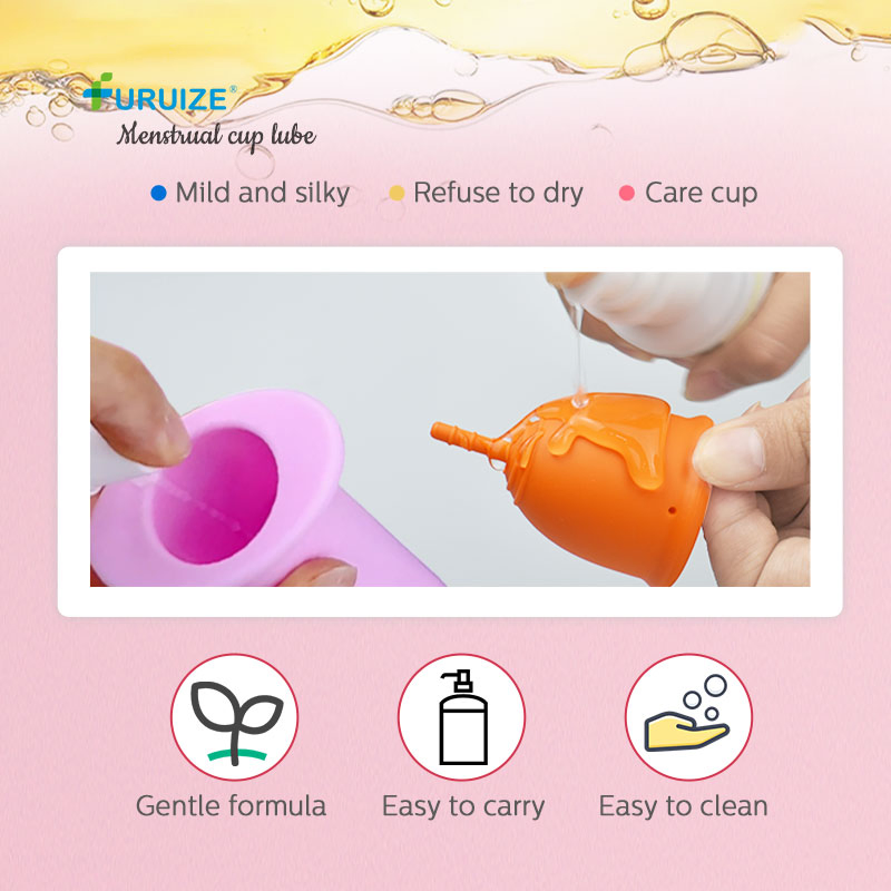 Factory Menstrual Cup Lubricant Oil Lube for Medical Silicone Menstrual Cup and Copa Menstrual Disc