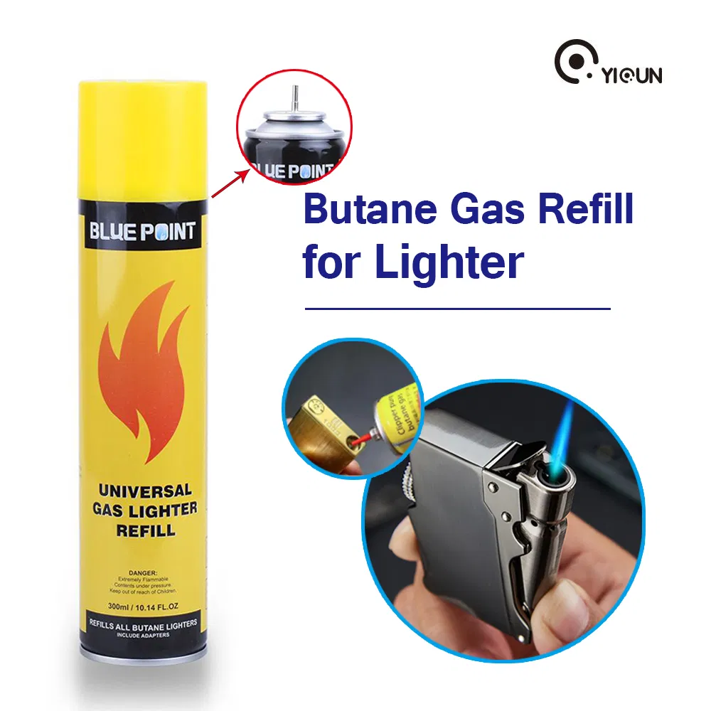 Butane Lighter Gas Refillable with Large Capacity