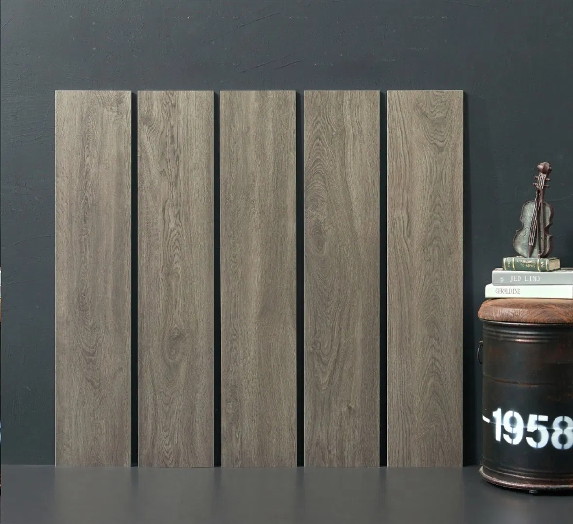 Wood Grain Tile 200*1000mm Foshan Factory for Pool Deck and Courtyard