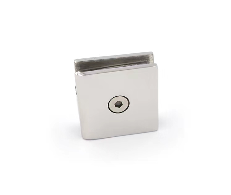 Bathroom Hardware Fitting Zinc Alloy Connecting Glass Door Clamp