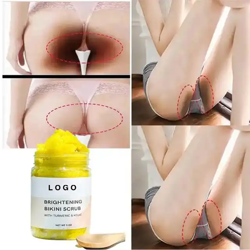 Ditong Oemodm Turmeric Kojic Acid Body Strong Whitening Bikini Area Private Parts Brightening Bikini Scrub