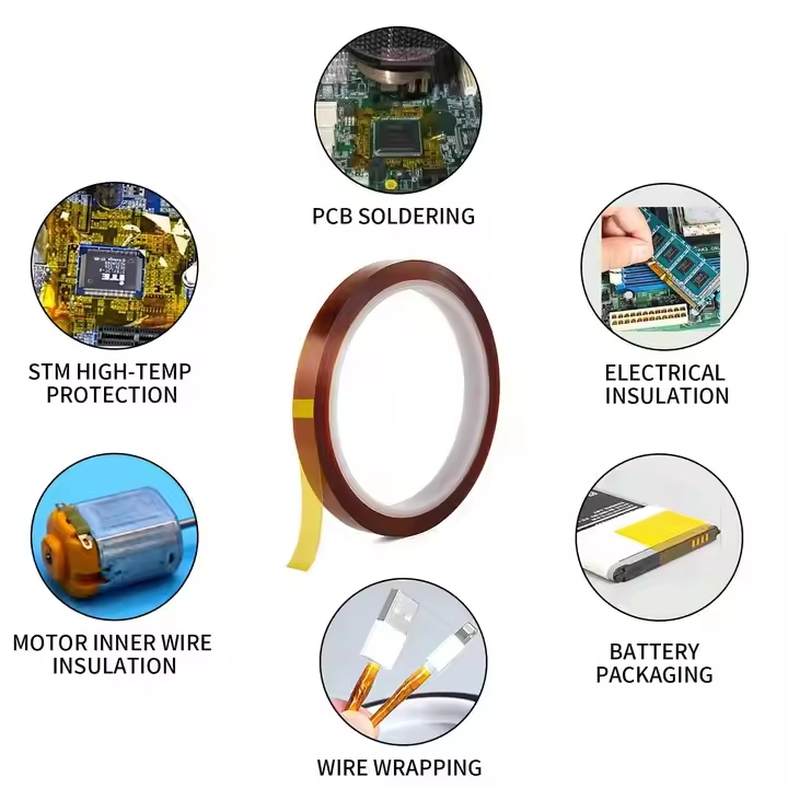 High Temperature Polyimide Heat Transfer Tape – Antistatic, Heat Resistant, Water Activated for Sublimation Printing