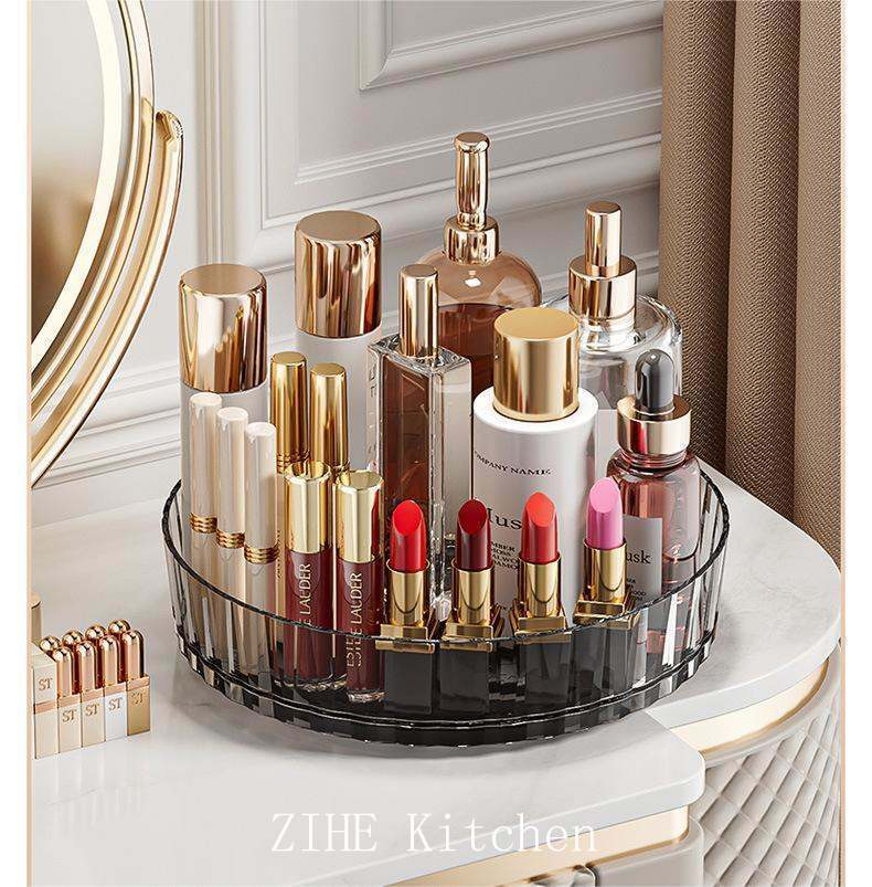 Rotating Multifunctional Cosmetic Storage Box Household Seasoning Storage Rack Kitchen Storage