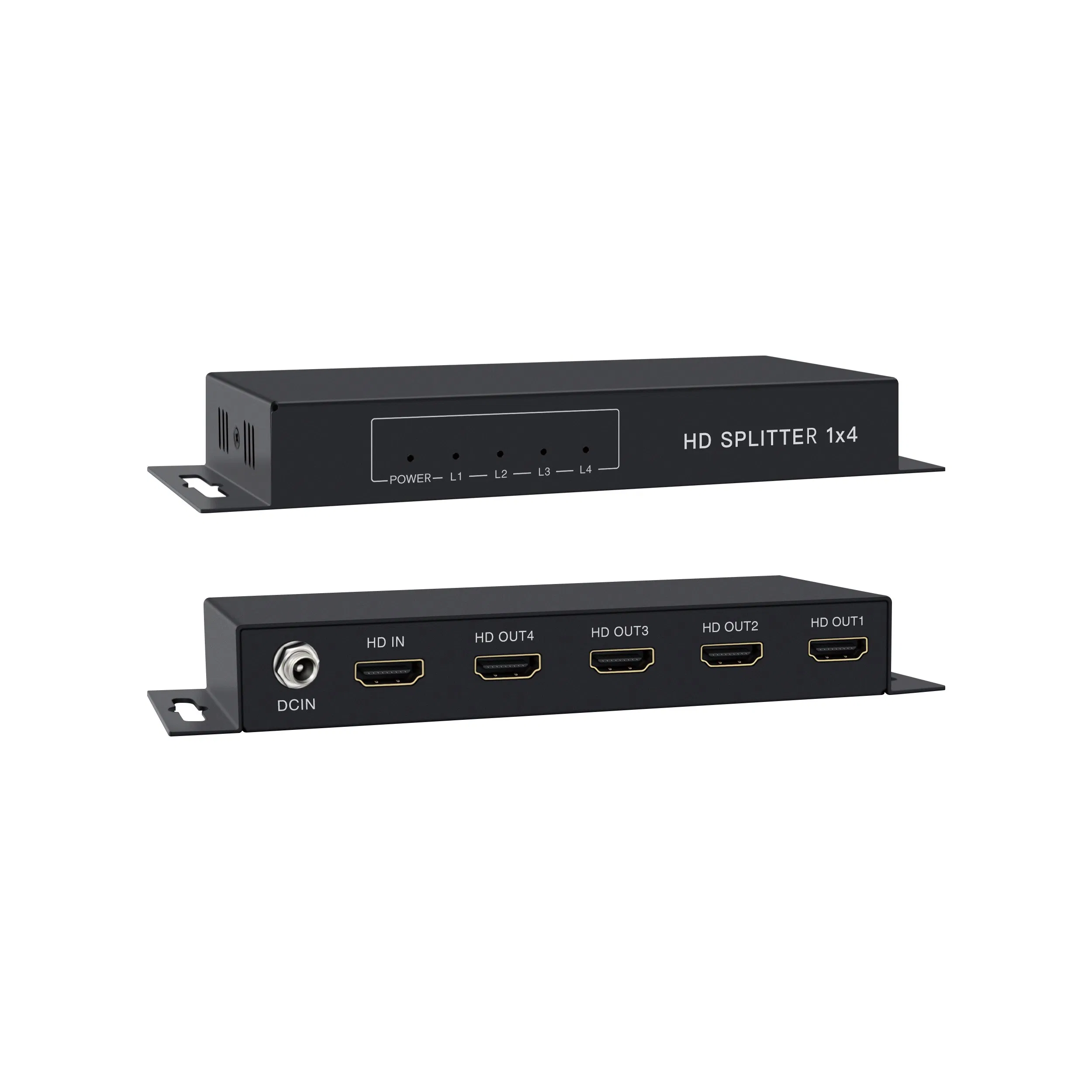 1X2 HDMI Splitter Distributes 1 in 2 out Display Video Splitter with EDID