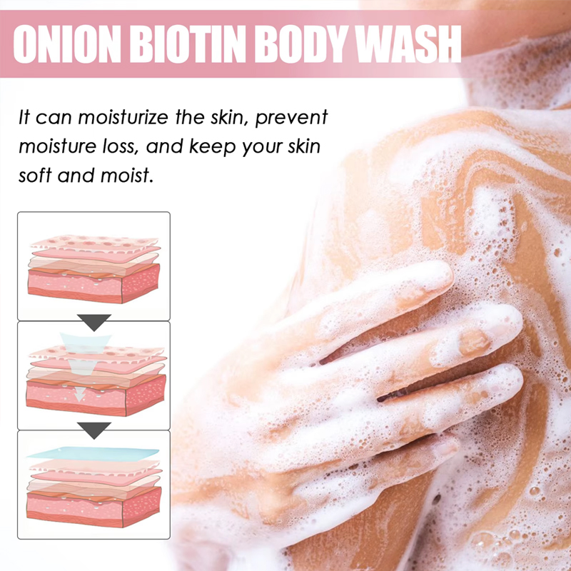 Ditong Onion Biotin Rosemary Gentle Cleansing Odor Reducing Dryness Refreshing Moisturizer Shower Gel