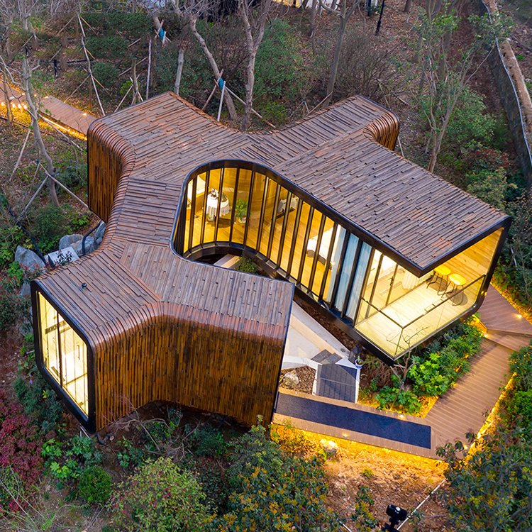 Custom Serenity Tree House Residential Insulated Outdoor Log Cabins for Sale UK Outdoor Wooden House