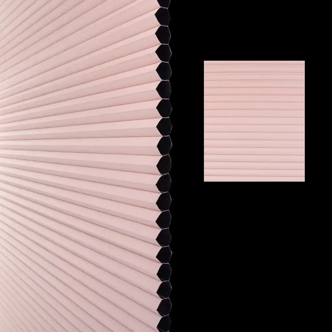 Customized 25mm 38mm Non Woven Pleated Honeycomb Blinds Blackout Fabric for Indoor Windows