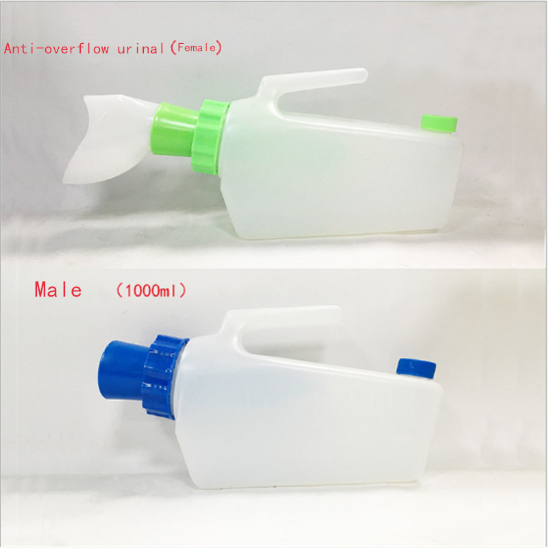 Plastic Urine Bottle, 1L Wholesale Big Capacity Hospital Portable Urine Bottle for Male