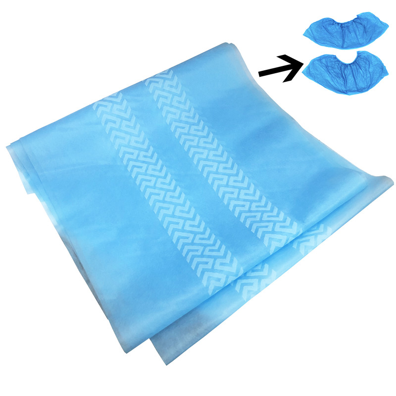 Blue Anti Slip Shoe Covers 100% Polypropylene Shoe Cover Anti Slip Shoe Covers