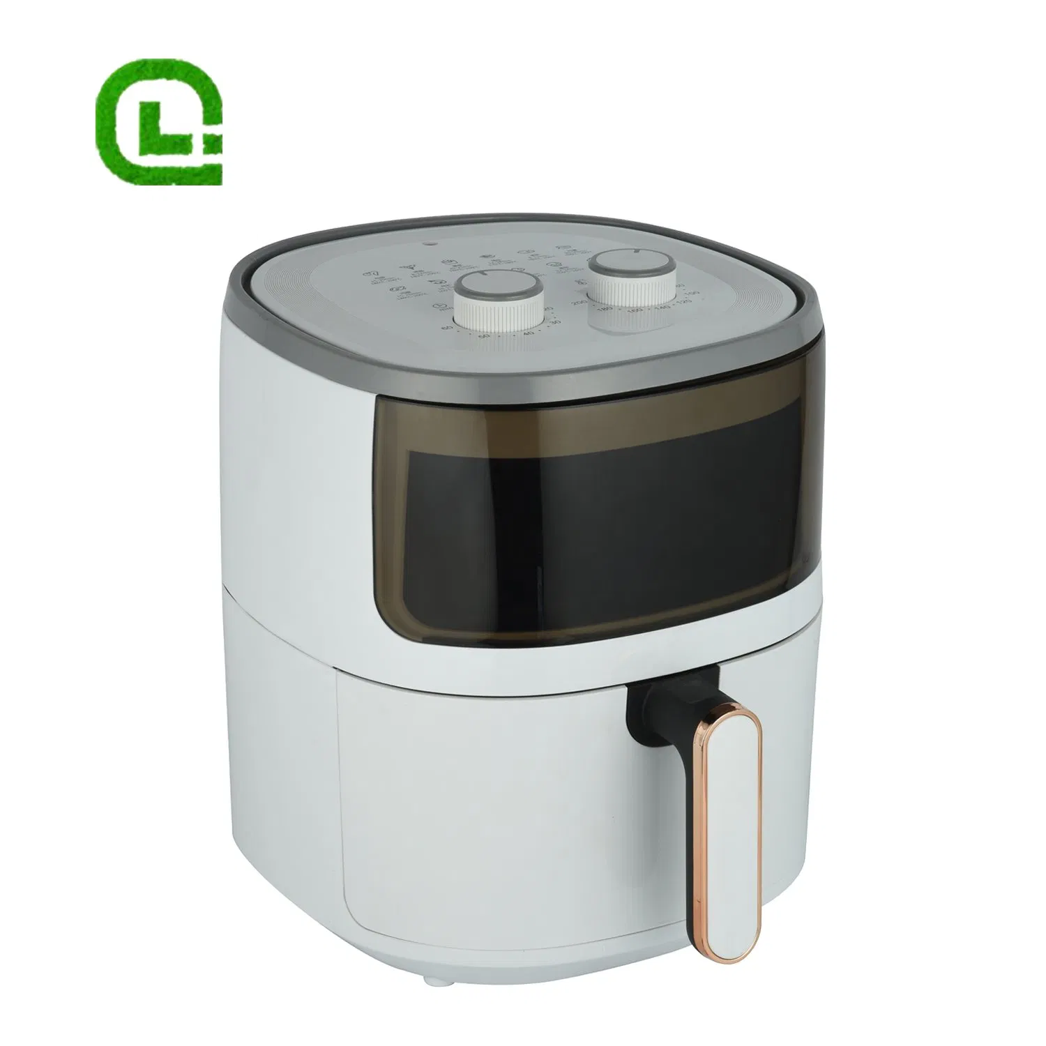 China Manufacturing Compact Commerial Air Deep Fryer Visible Window Kitchen Appliances for Cooking Without Oil