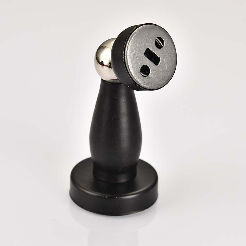 Stainless Steel Magnetic Door Stops Modern Durable Black Door Stopper