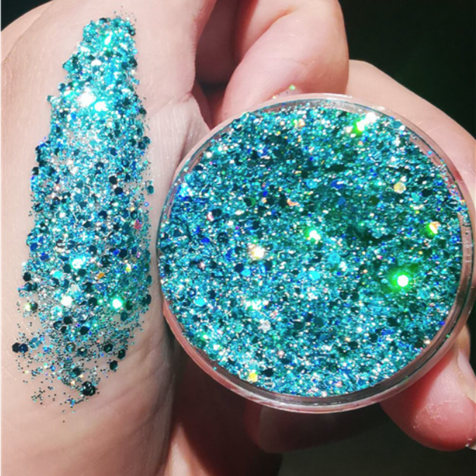 Glitter Glue Gel for Makeup, Face, and Body Art Makeup Glitters
