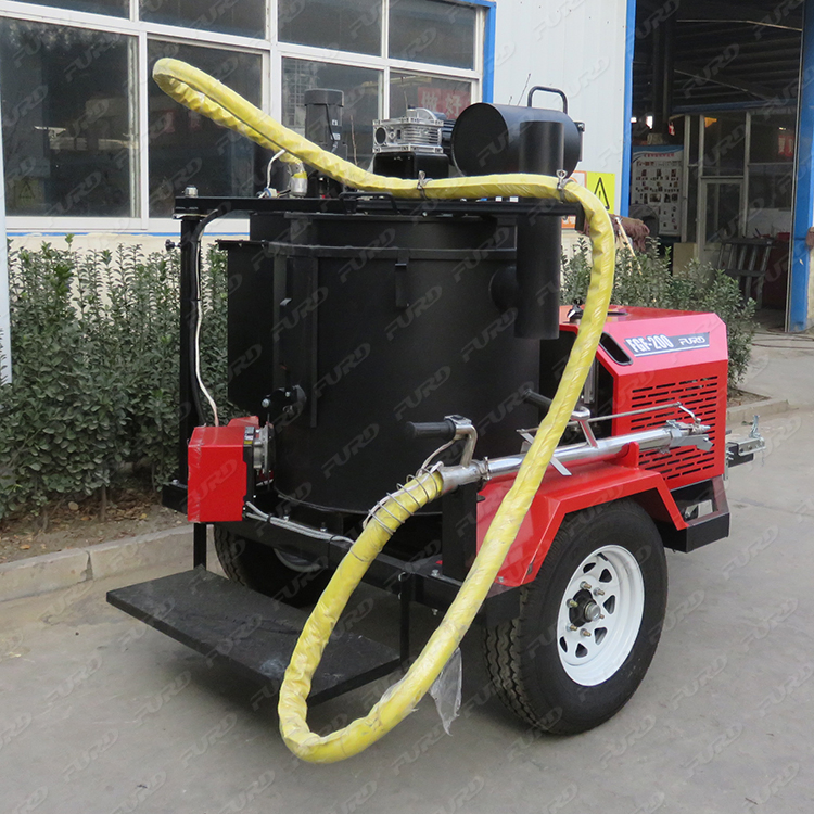 200L Hot Melt Kettle Crack Filling Machine Mini Concrete Asphalt Road Pavement Crack Sealing Machine Fgf-200
