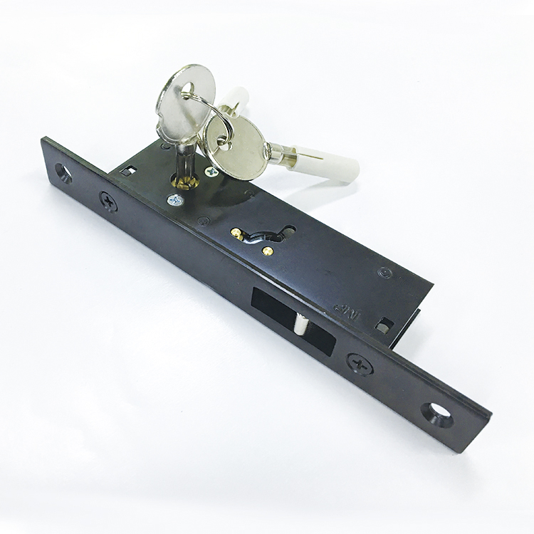 Aluminum Alloy 1-1/8" Backset Lock Sliding Door Hook Lock