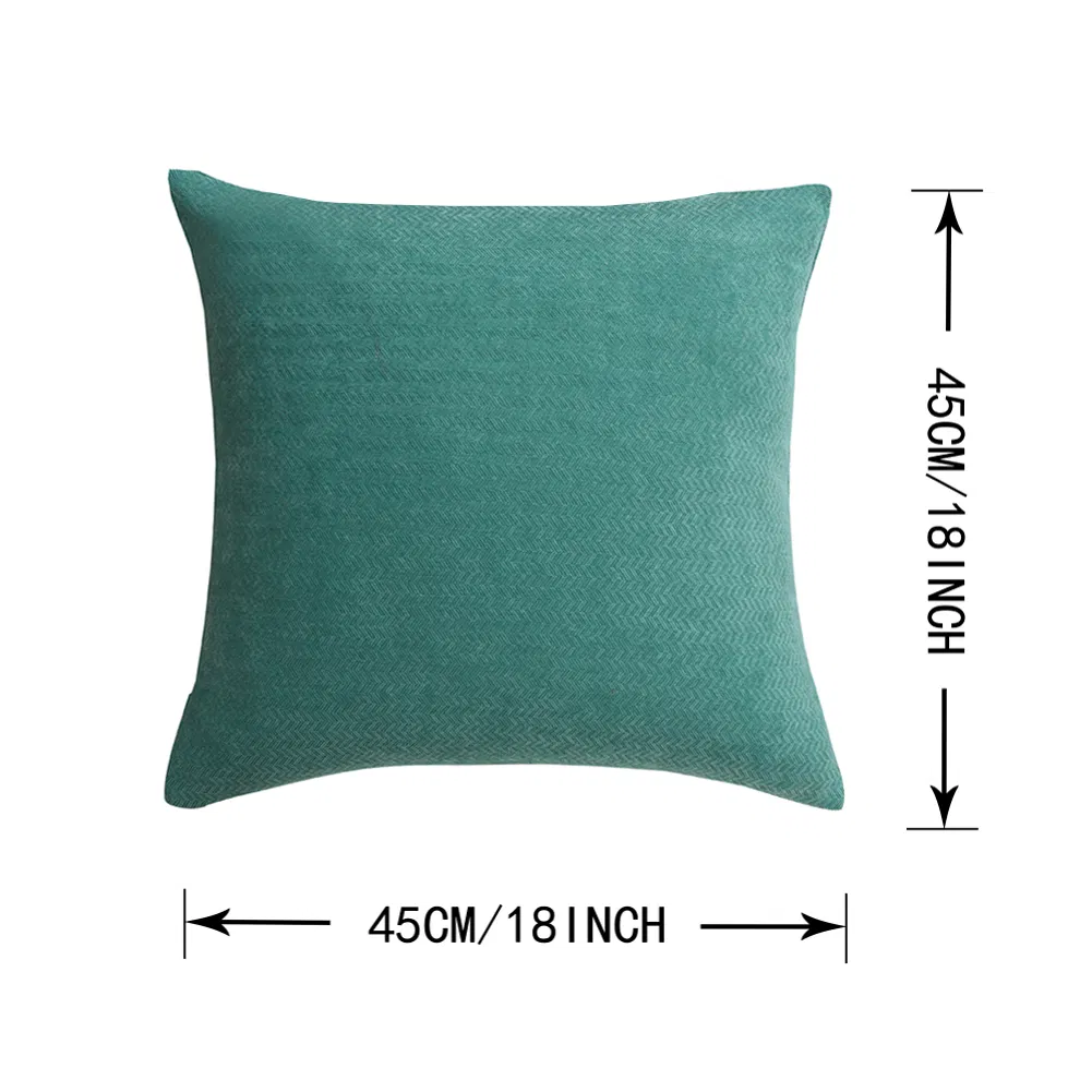 Pillow Covers 18X18 Chenille Pillow Covers Set of 2 Decorative for Couch Luxury Throw Cushion Covers for Bed Accent Pillows for Living Room Sofa