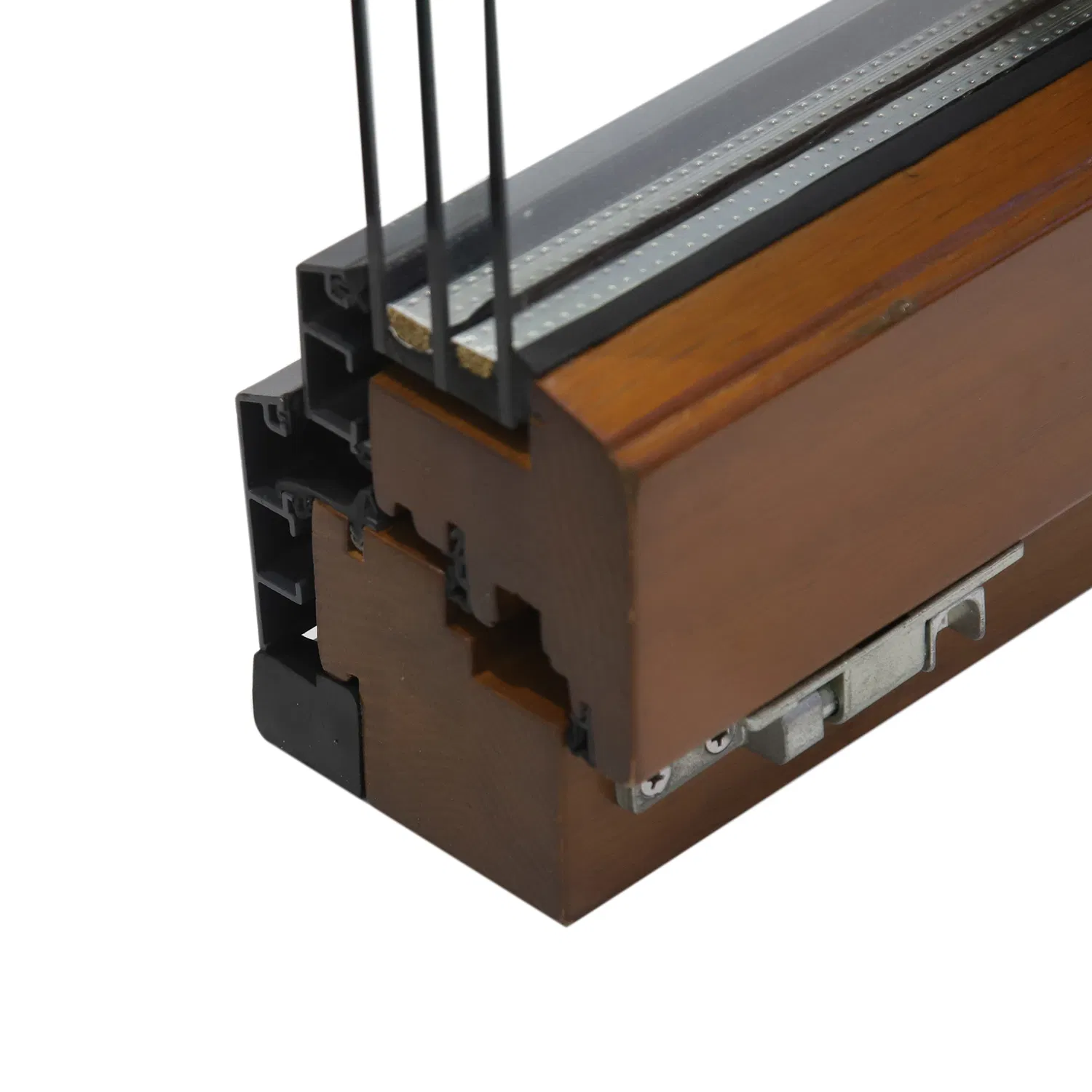 Wood Frame Window Design Customized Aluminum Clad Wood Windows Tilt and Turn Windows