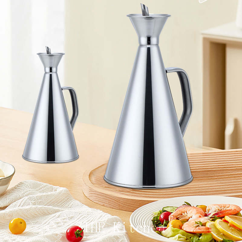 Cone Shaped Oil Pot Kitchen Supplies Oil Vinegar Bottle