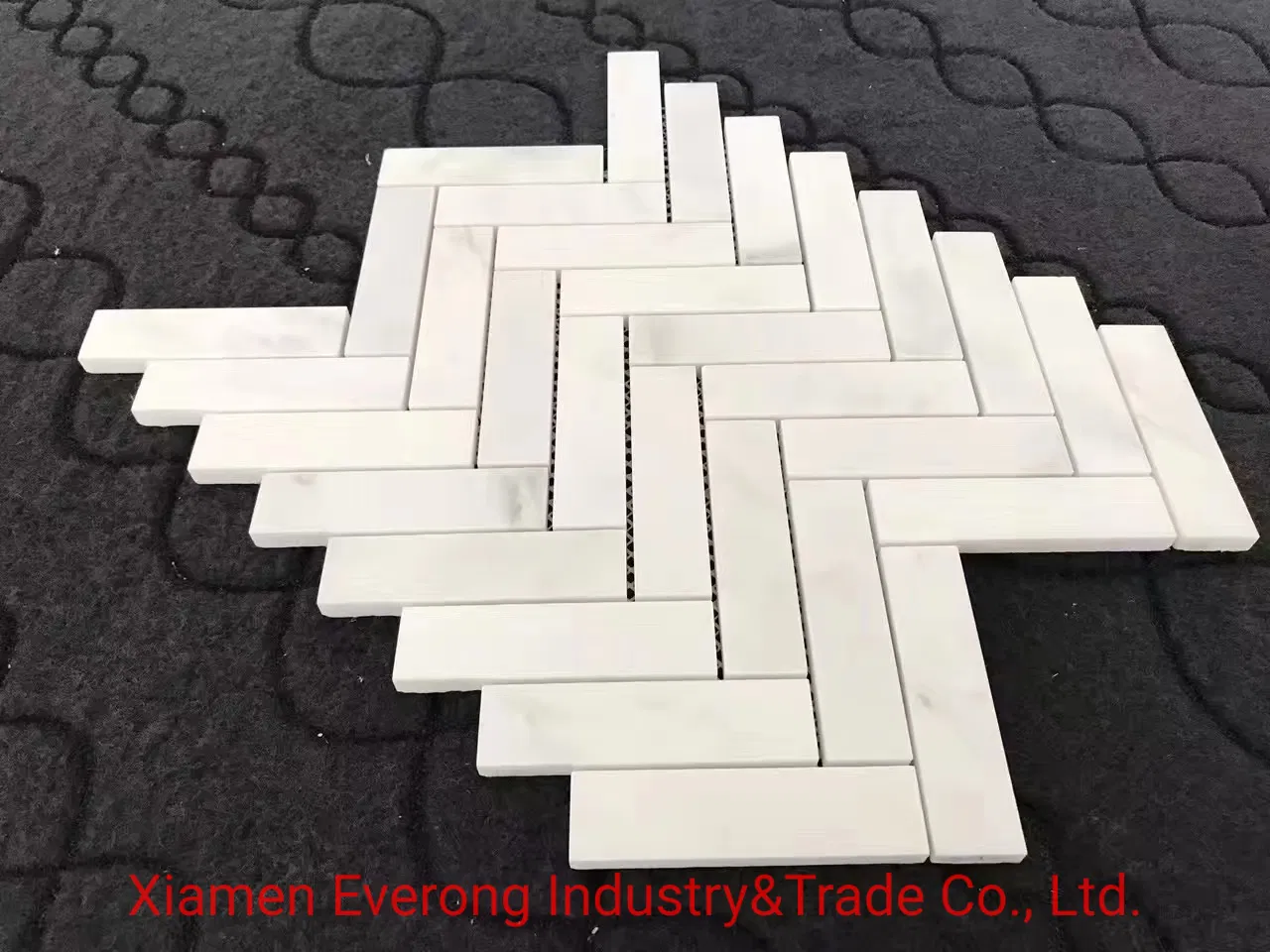 Flat/ Hexagon/Chevron/Lantern/Rhomboid Shape Natural Marble Mosaic Tile