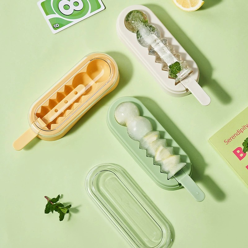 Силиконовая форма для мороженого с крышкой EZ30575