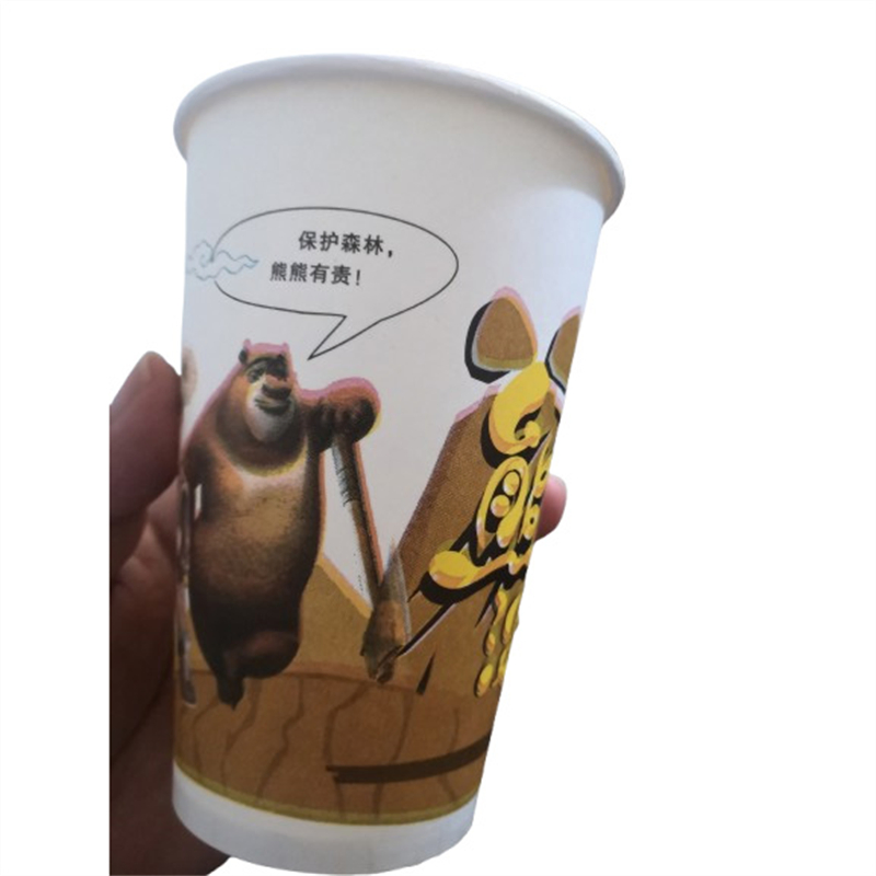 Manufacturer Disposable Single Wall Paper Cups for Hot and Cold Drinks
