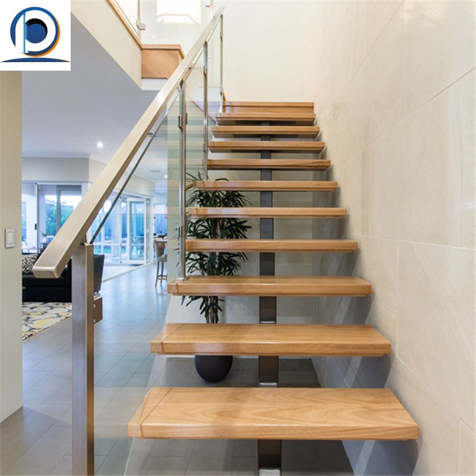 Supplier Direct Wooden Treads Straight Staircase