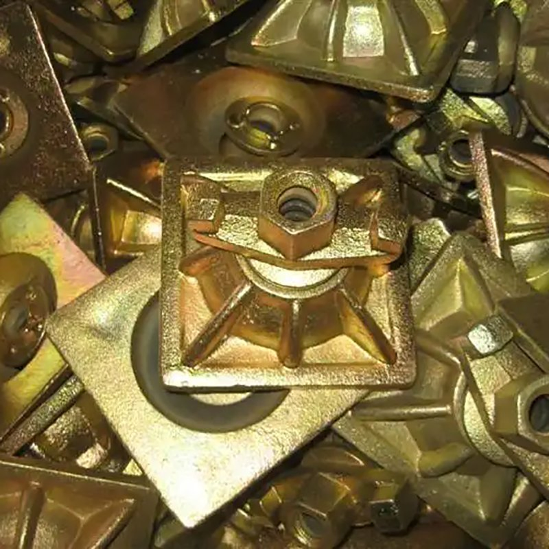 Formwork Accessories Anchor Rod Nut Plate Swivel Nut Dw15-Casting 120X120mm