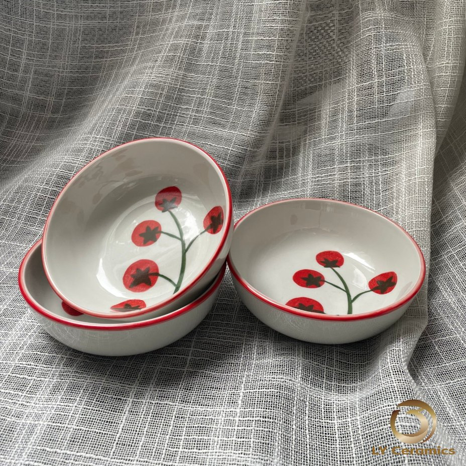 4.75"Saucer Soup Plate Pad Printing Porcelware Hotelware Ceramic Kitchenware Tableware