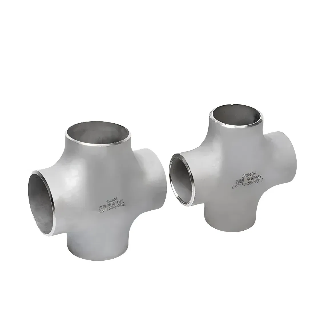 Premium 4-Way Aluminium Pipe Fitting for Butt Welding