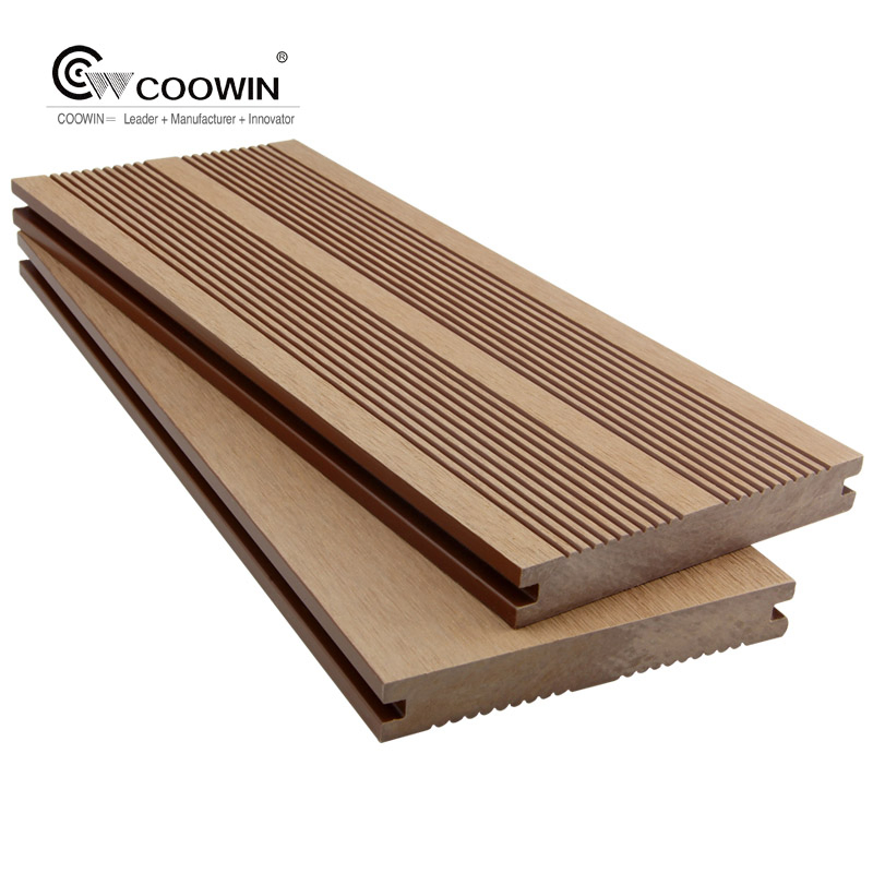 Synthetic Teak Decking Board Wood Plastic Composite