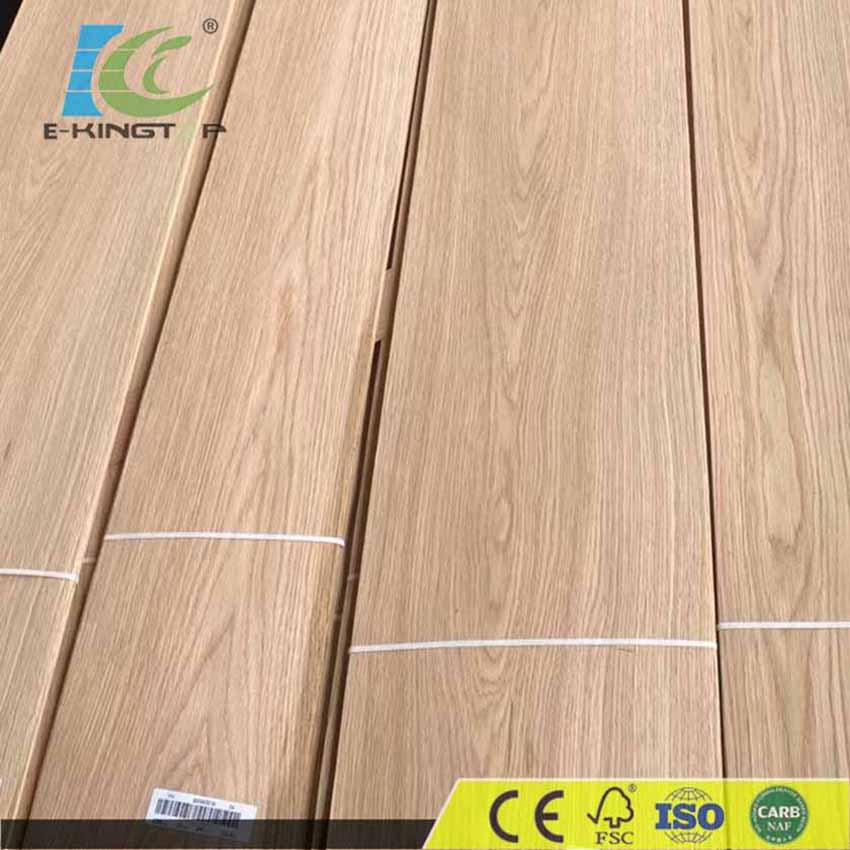 Factory Price Natural Wood Oak Veneer Straight Line 0.5mm with High Quality