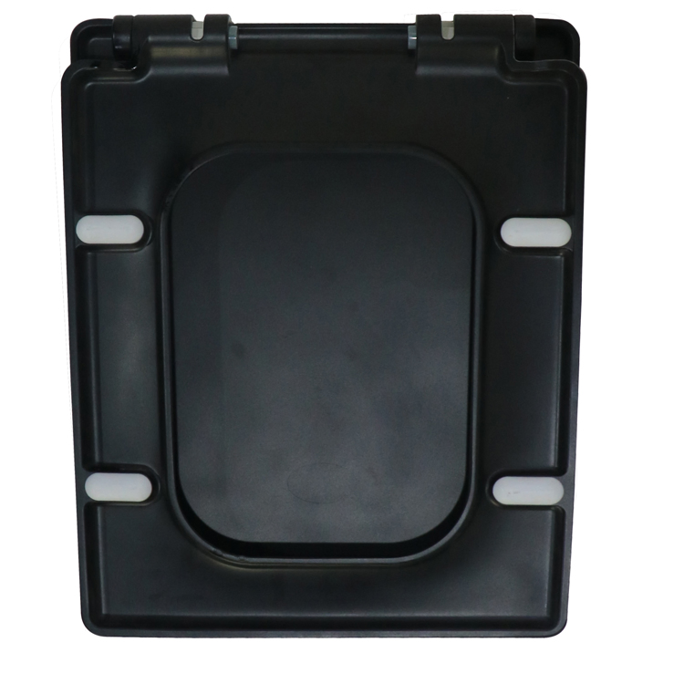 High Quality Black Urea Ceramic Square Toilet Seat Duroplast