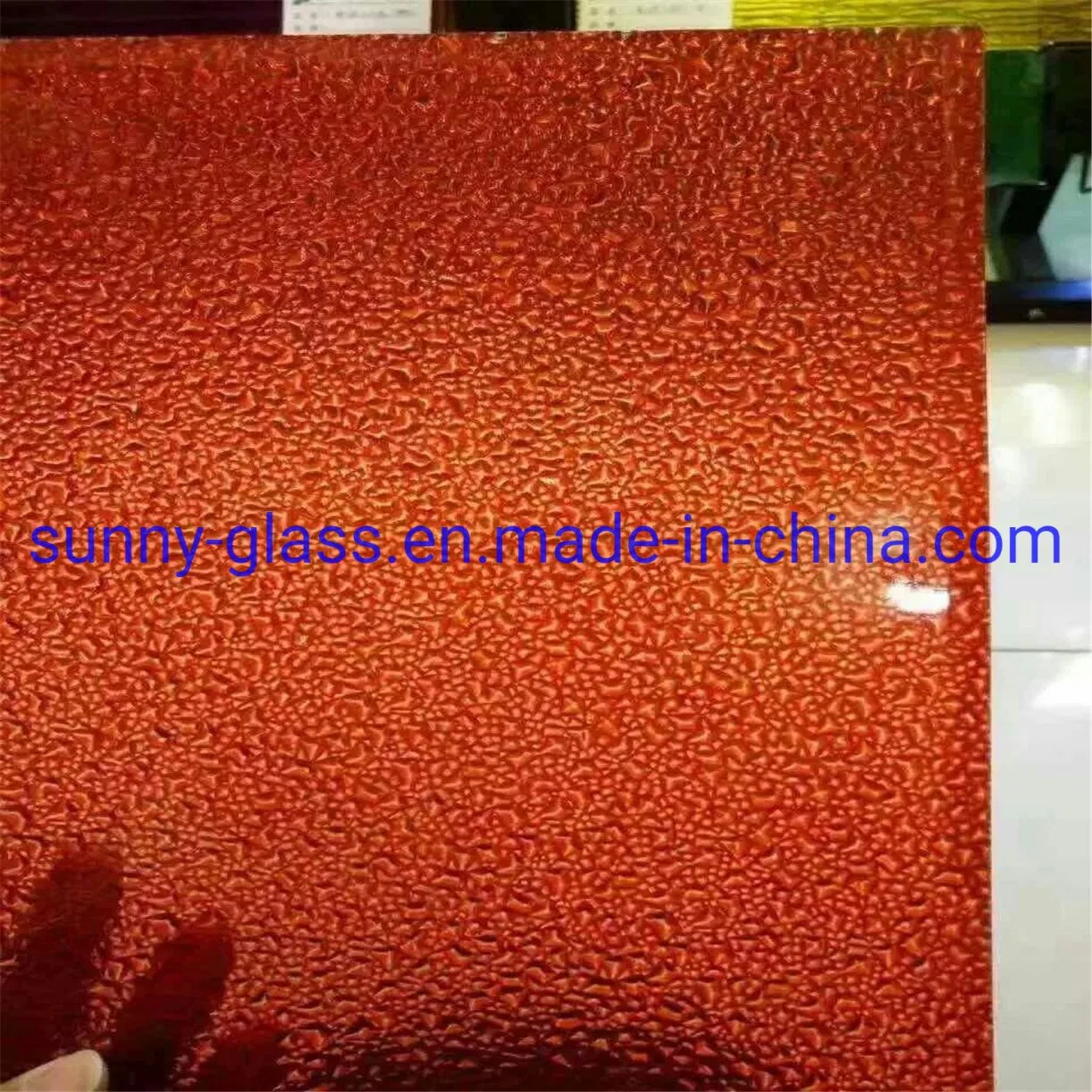 6mm Dark Blue Safety Wired /Wire Glass for The CE Certificate