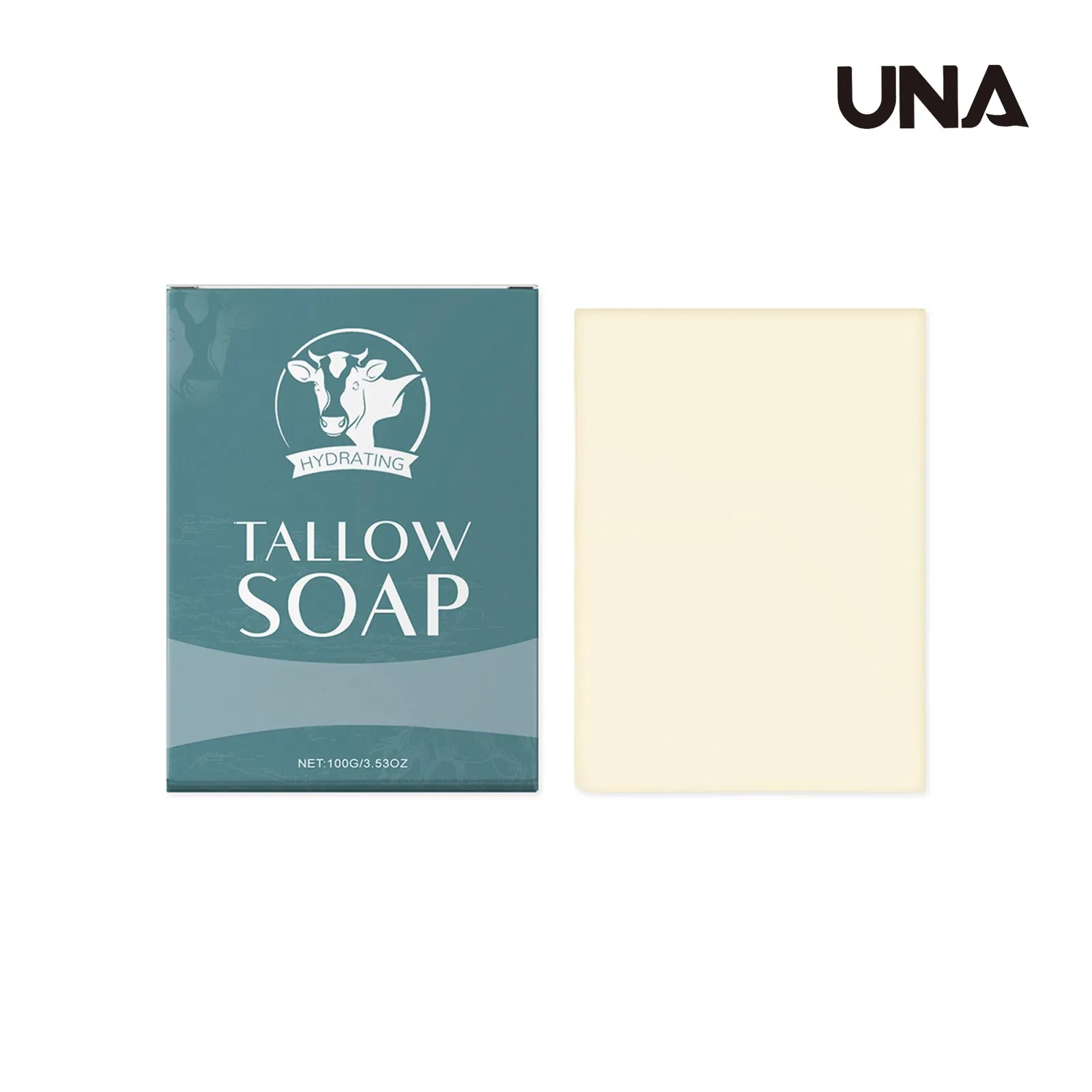 Grass-Fed Beef Tallow Soothing Soap - Cleanses, Moisturizes and Nourishes Skin, Soft, Delicate and Fragrant Care Soap