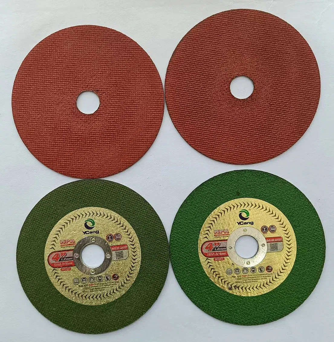 Aluminum Oxide 6 Inch Hook and Loop Abrasive Sanding Disc Round Sand Paper
