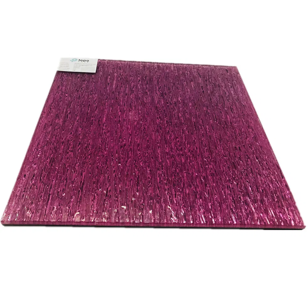 Wire Mesh Glass with Double Pieces Rain Figured Pattern Glass (PLW-TP)